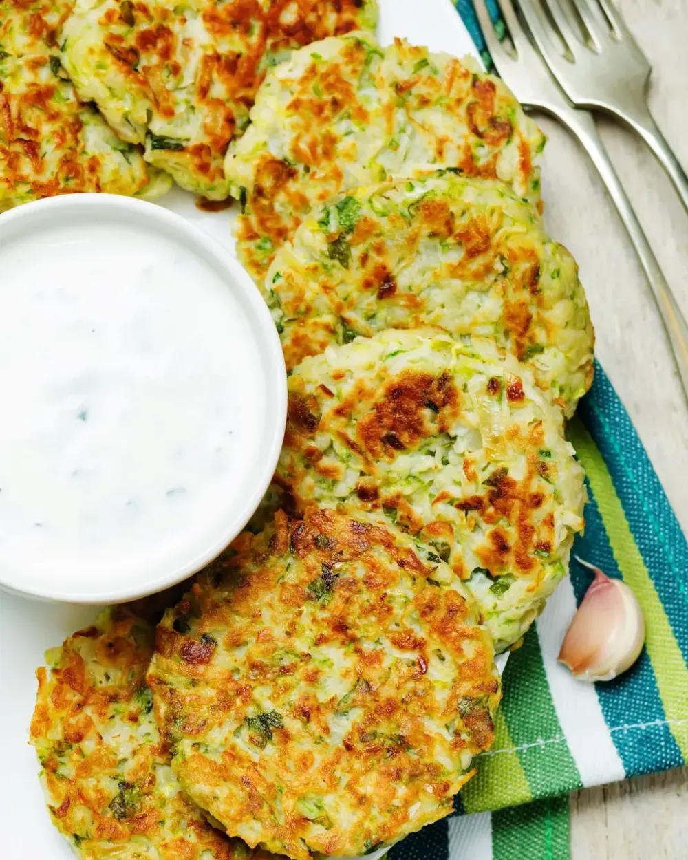 Zucchini fritters — Yamas